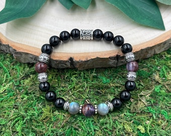 Empath Crystal Bracelet, Crystal Bracelet, Stretch Bracelet, Gemstone Bracelet, Stretchy Crystal Bracelet, Healing Bracelet,Elastic Bracelet