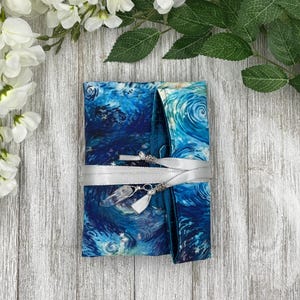 Papier de tarot réversible doublé de soie/ Papier de tarot céleste/Fournitures de tarot/Rangement de jeu de cartes de tarot/Toiles de tarot/Fournitures de tarot/Autel