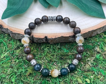 Earthy Crystal Bracelet,Crystal Bracelet, Stretch Bracelet, Gemstone Bracelet, Stretchy Crystal Bracelet, Healing Bracelet, Elastic Bracelet