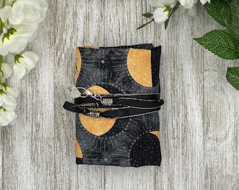 Envoltura de tarot MINI forrada de seda / Bolsa para mala / Envoltura de tarot / Artículos de tarot / Almacenamiento de barajas de tarot / Tela de tarot / Artículos de tarot / Bolsa de péndulo