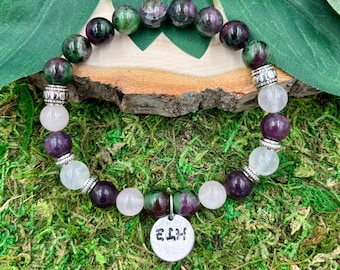 Grief Crystal Bracelet, Crystal Bracelet, Custom Bracelet, Gemstone Bracelet, Stretchy Crystal Bracelet, Healing Jewelry