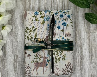 Reversible Silk Lined Tarot Wrap/ Forest Tarot Wrap / Tarot Supplies / Tarot Deck Storage / Tarot Cloth / Tarot Supplies / Altar