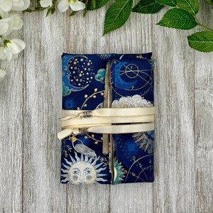 Papier de tarot réversible doublé de soie/ Papier de tarot céleste/Fournitures de tarot/Rangement de jeu de cartes de tarot/Toiles de tarot/Fournitures de tarot/Autel
