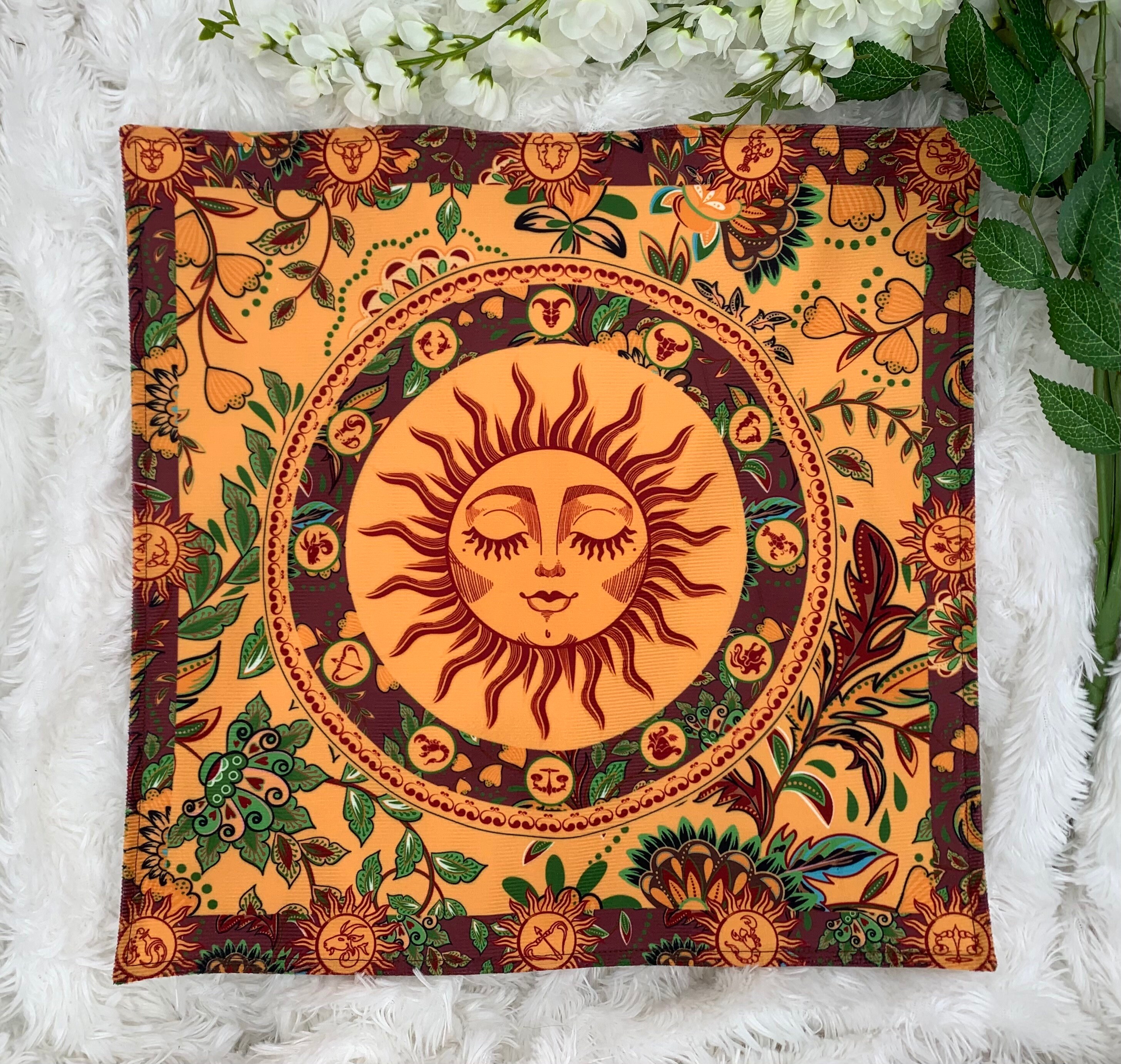 Sun Moon Altar Cloth - Etsy Sun Moon Altar Cloth - Etsy