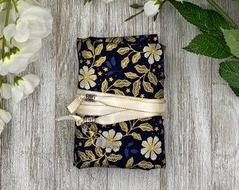 MINI Tarot Wrap Silk Lined/ Tarot Wrap / Tarot Supplies / Tarot Deck Storage / Tarot Cloth / Tarot Supplies / Altar