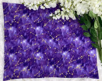 Constellations Altar Cloth, Tarot Cloth, Altar Decor, Double Sided Altar Cloth, Wall Hanging, Dice Mat, Centerpiece