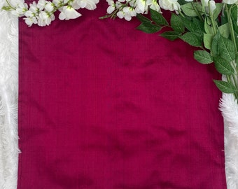 Natural Silk Red Altar Cloth, Tarot Cloth, Altar Decor, Double Sided Altar Cloth, Wall Hanging, Dice Mat, Centerpiece