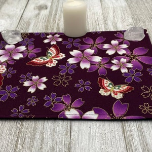 MINI Altar Cloth -Butterfly Traveling Altar Cloth, Portable Altar Cloth, Small Spaces Altar, Home Office Altar