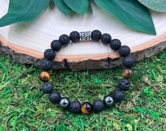 Grounding Crystal Bracelet, Stretch Bracelet, Gemstone Bracelet, Stretchy Crystal Bracelet, Healing Bracelet, Elastic Bracelet