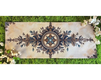 Altar Cloth, Table Runner, Tarot Cloth, Altar Decor, Divination Cloth, Wall Hanging, Spiritual Decor, Dice Mat, Centerpiece