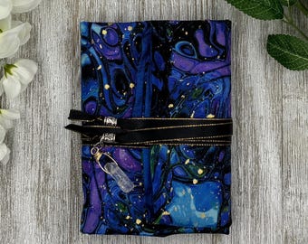 Reversible Silk Lined Tarot Wrap/ Tarot Wrap / Tarot Supplies / Tarot Deck Storage / Tarot Cloth / Tarot Supplies / Altar