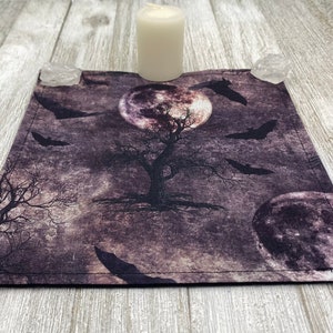 MINI Altar Cloth - Tree, Tarot Cloth, Traveling Altar Cloth, Portable Altar Cloth, Small Spaces Altar, Home Office Altar