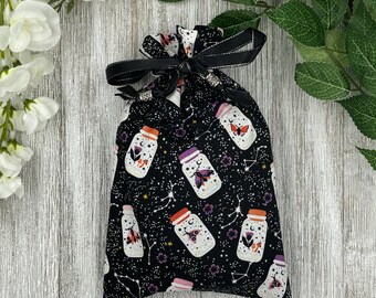 Constellations Tarot Bag/ Custom Tarot Pouch/ Keepsake Bag / Drawstring Bag / Oracle Bag / Crystal Bag / Tarot Pouch / Cosmetic Bag