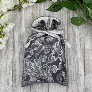 Silk Lined Tarot Bag/ Custom Tarot bag/ Keepsake Bag / Drawstring Bag / Oracle Bag / Crystal Bag / Gift Bag / Tarot Pouch / Cosmetic Bag