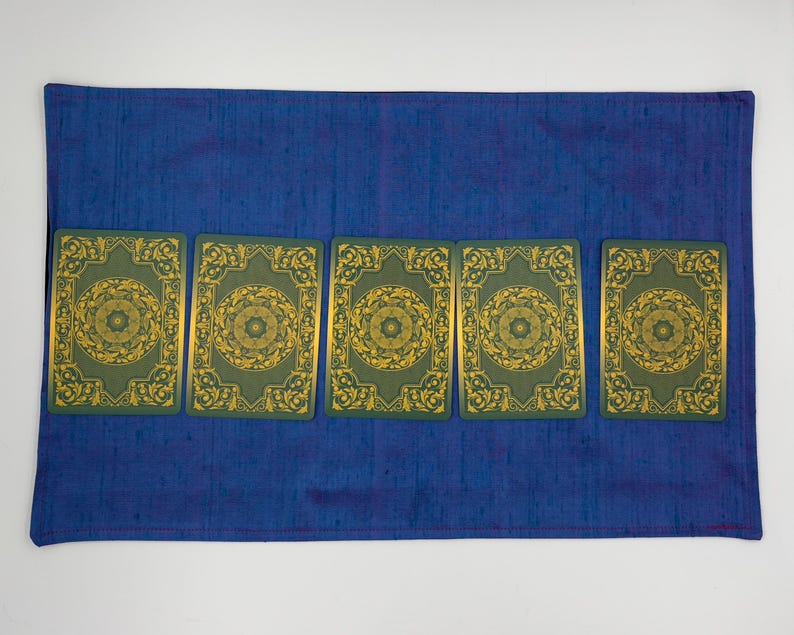 Solitaire Cloth Silk Altar Cloth, Tarot Cloth, Altar Decor, Double Sided Altar Cloth ...