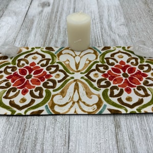 MINI Altar Cloth - Outdoor Fabric, Traveling Altar Cloth, Portable Altar Cloth, Small Spaces Altar, Home Office Altar