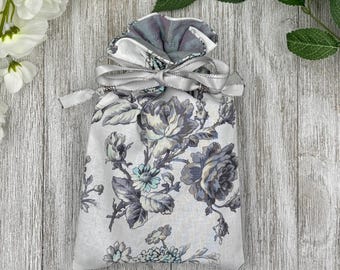 Silk Lined Tarot Bag/ Custom Tarot bag/ Keepsake Bag / Drawstring Bag / Oracle Bag / Crystal Bag / Gift Bag / Tarot Pouch / Cosmetic Bag