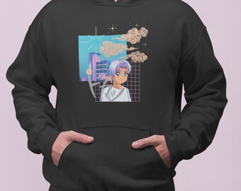 Anime Boy Hoodie - Etsy UK Anime Boy Hoodie - Etsy UK