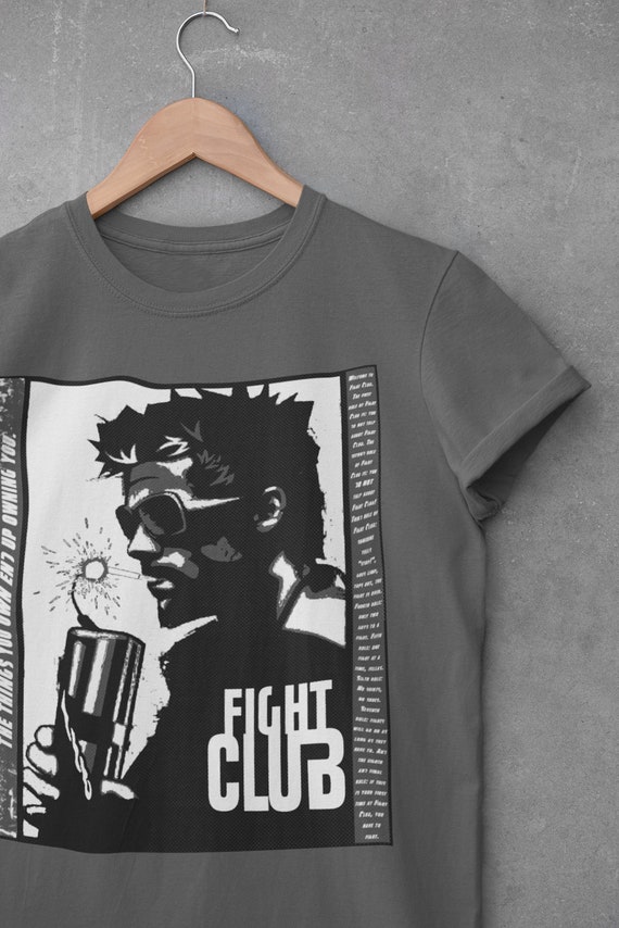 Fight Club Mens Tshirt Design Tees Etsy