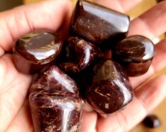 Large Garnet Polished Tumbles _ Love, Passion, hope