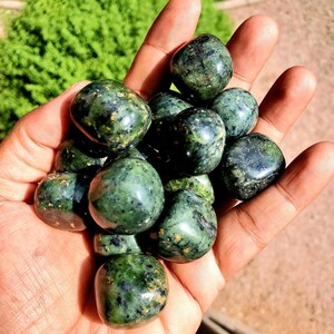 Beautiful Premium Nephrite Jade Tumbled Stones