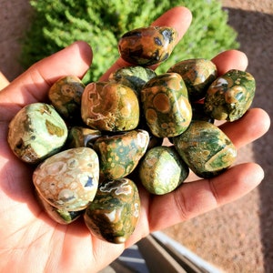 Rhyolite Tumbled Stones - Self-Esteem, Self-Worth, Fulfilling Dreams and Goals