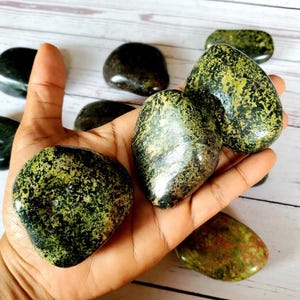 Nephrite Jade Jumbo Palm Stone - You Pick! – Wealth, Abundance, Good Luck,