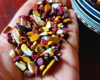 Mookaite Jasper Crystal Chips - Sacchetti da 1 oz - Scudo protettivo, Nuove idee, Contattare i cari defunti
