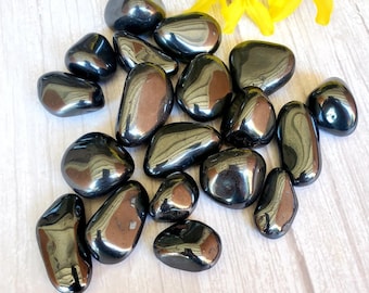 Pietra di ematite naturale burattata – Concentrazione e protezione