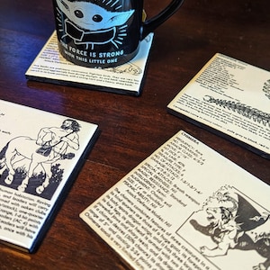 Dungeons and Dragons Monster Manual Coasters