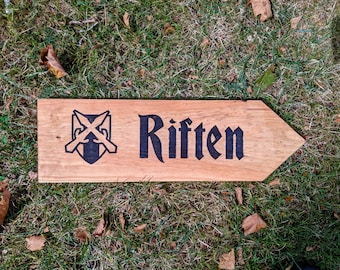 Skyrim Riften Sign