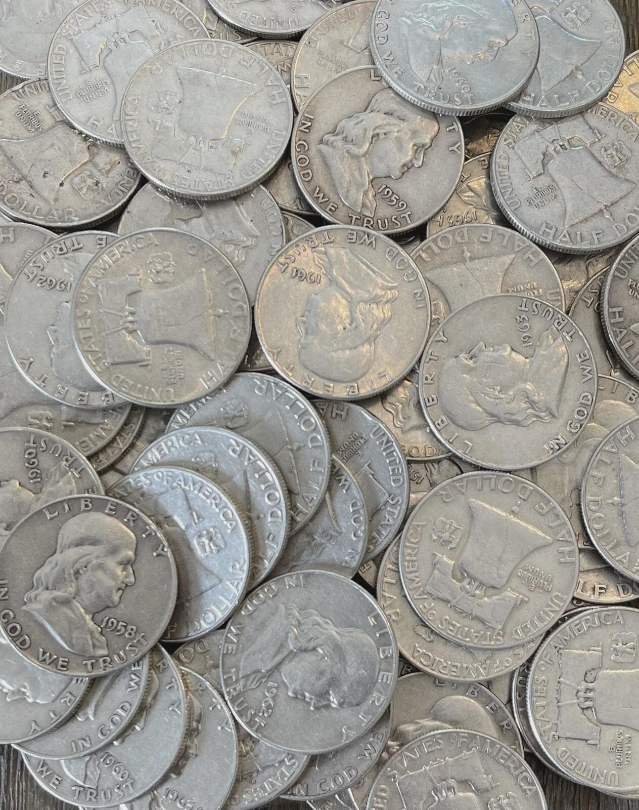 Franklin Half Dollar Set - Etsy