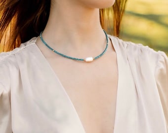Heishi Turquoise necklace