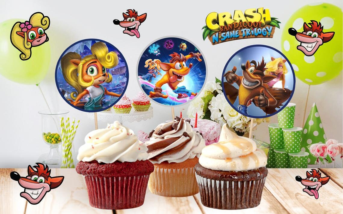 Crash Bandicoot / Party Decor / Printable / Digital File / Etsy