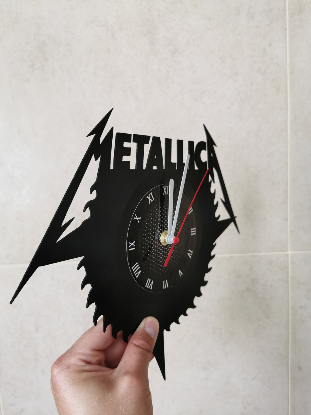 Christmas Gift Custom Rock Band Clock Metal Music Band Wall Etsy Canada