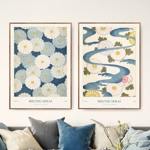 Modern Wall Art, Japanese Prints Decor, Woodblock Art, Exhibition Poster