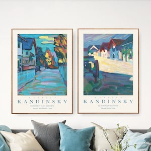 Kandinsky Art Prints, Large Museum Exhibition Posters, Gallery Wall Art Prints