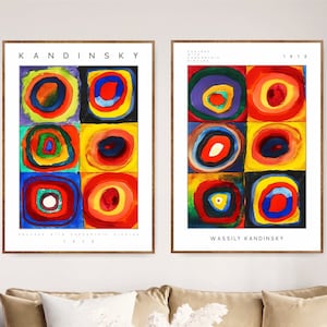 Kandinsky Gallery Poster Bauhaus Print Museum Wall Art