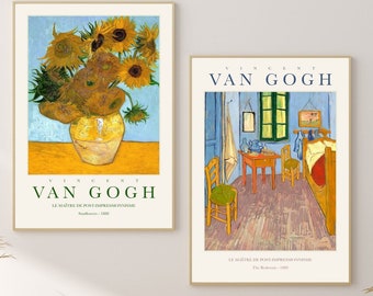 Van Gogh Kunstdruck-Set: Museum Galerie-Wanddekor