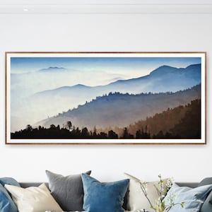 Mountain Wall Art National Park Poster Farmhouse Decor