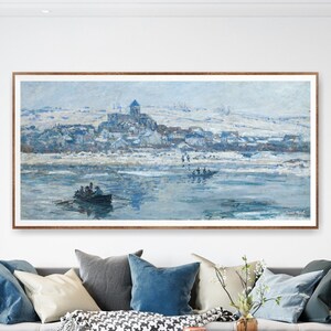 Claude Monet Panoramic Museum Art Print, Large Wall Art Decor