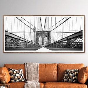 New York City Print Panoramic Wall Art