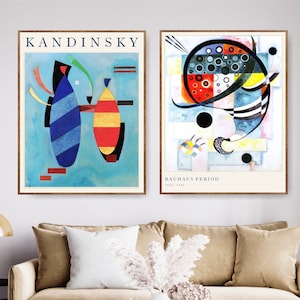 Kandinsky Print Museum Wall Art Gallery Poster Bauhaus