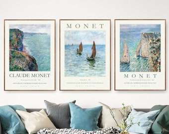 Claude Monet Gallery Wall Set Exhibition Poster