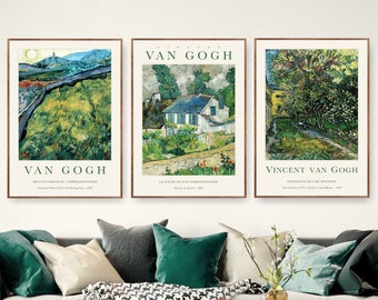 Van Gogh Gallery Wall Prints Set Art Exhibition Poster