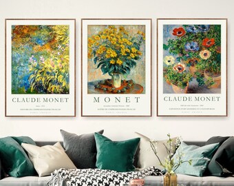 Claude Monet Gallery Wall Set, kunsttentoonstelling poster