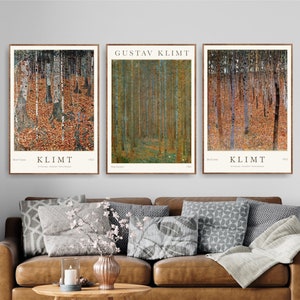 Gustav Klimt Posters, Gallery Wall Art, Exhibition Museum Quality Posters, New Home Gift, Farmhouse Wall Art