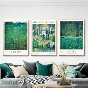 Gustav Klimt Exhibition Museum Poster