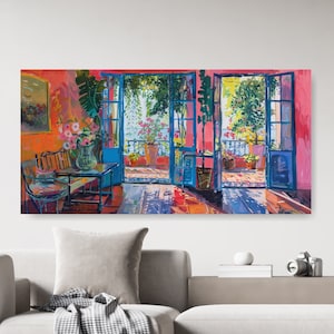 Henry Matisse Print Horizontal Wall Art  Museum Poster, Extra Large Print - Open Window