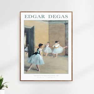 Degas Ballerina Museum Gallery Poster Wall Art Prints